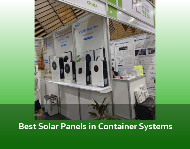 Best Solar Panels in Container Systems